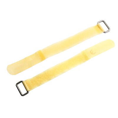 Manufacturer's Double-Sided Fleece Cable Tie / Cable Organizer Strap - Self-Adhesive, Hole-Punched, P-Type Velcro Tie / Bundling Strap