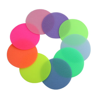 Colored nylon carpet, marker, Velcro, intelligence game, identification circle, educational marker, Velcro printed with LOOG