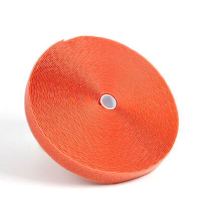 Reflective Velcro, fluorescent orange-red-yellow,  nylon blended, colored nylon Velcro hook and loop tape wholesale